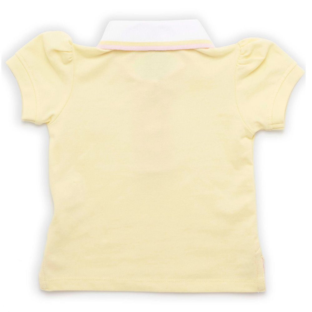 Little Kangaroos - Baby Girl Half Sleeve Polo T-Shirt - Mango