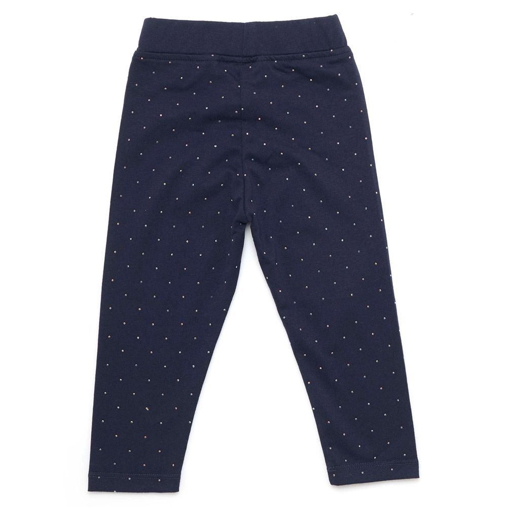 Little Kangaroos - Girl Solid Leggings - Navy