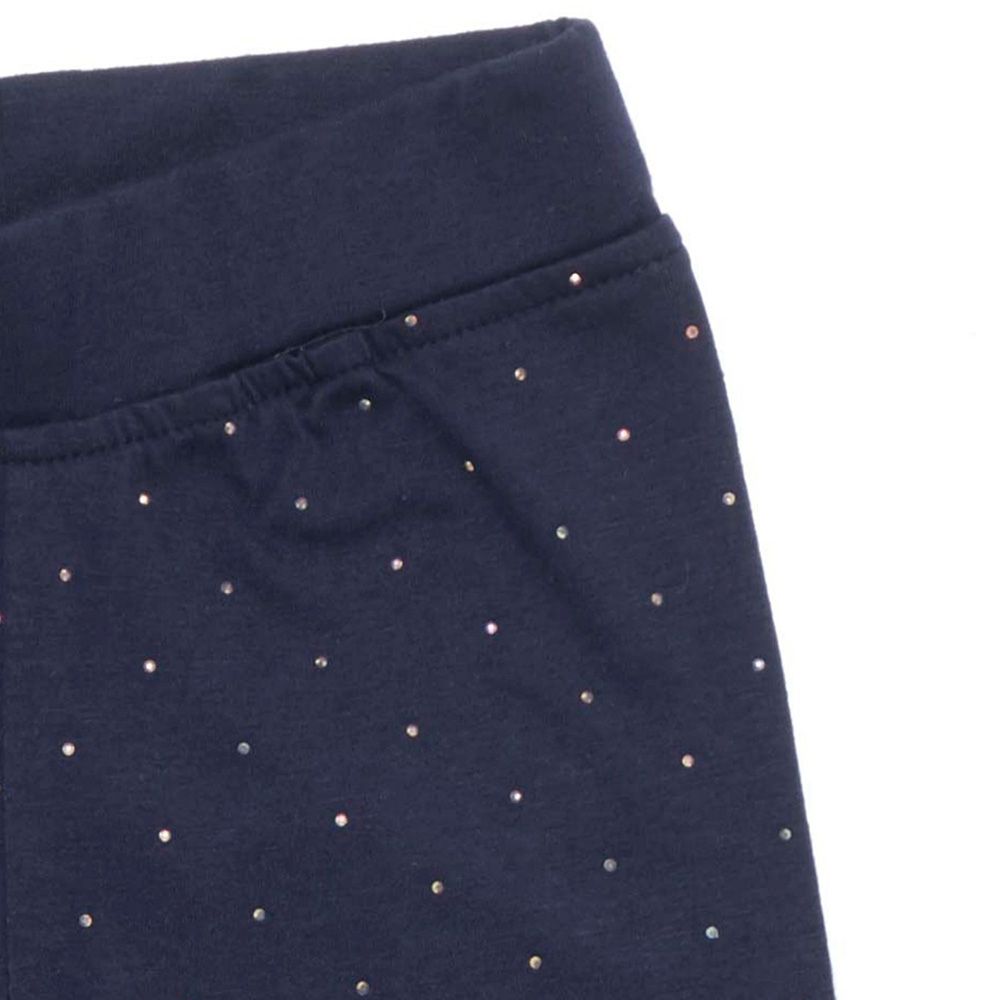 Little Kangaroos - Girl Solid Leggings - Navy