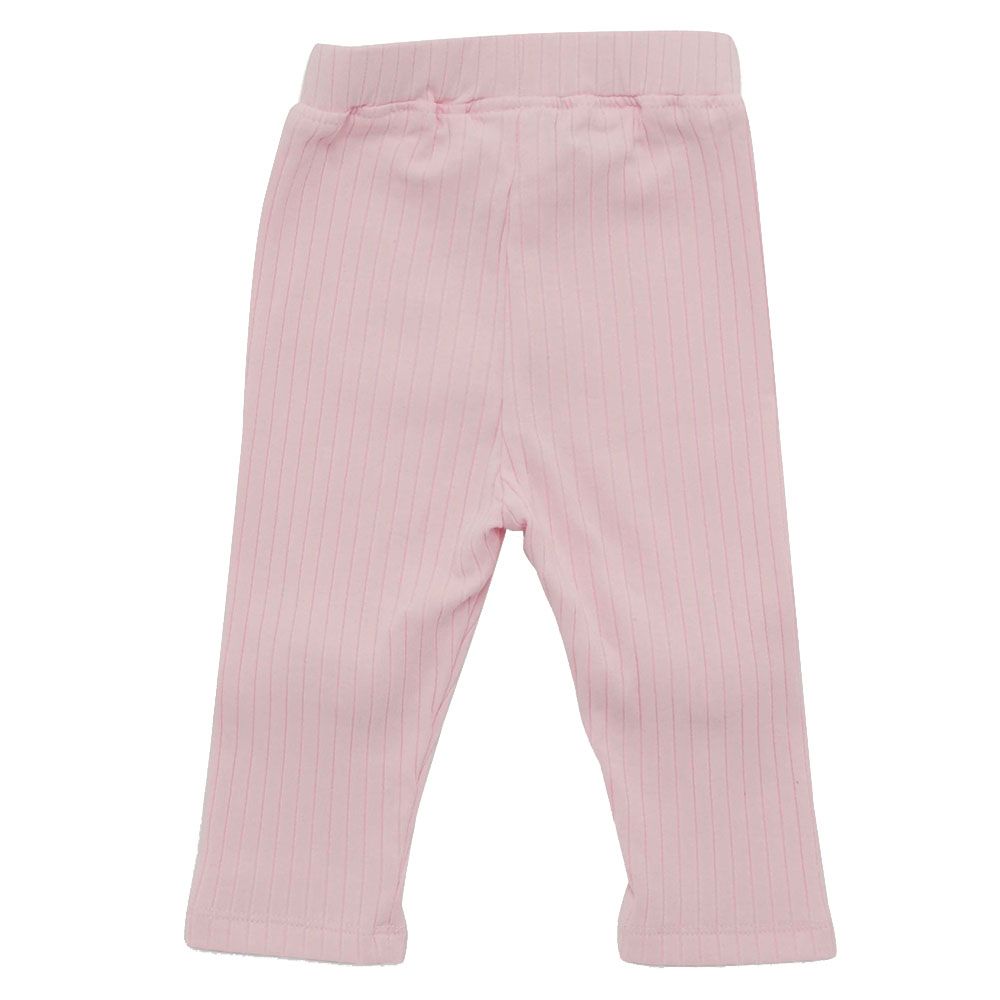 Little Kangaroos - Baby Girl Full Elastic Leggings - Pink