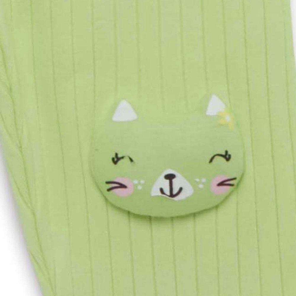 Little Kangaroos - Baby Girl Full Elastic Leggings - Mint