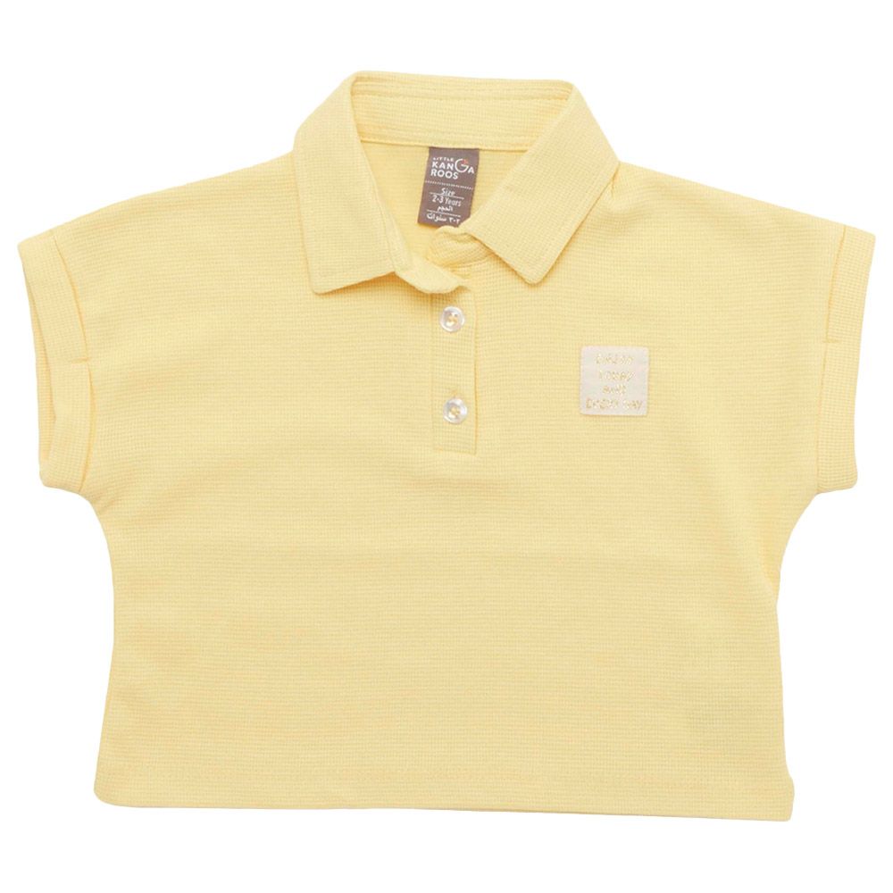 Little Kangaroos - Girl Half Sleeve Polo T-Shirt - Mango