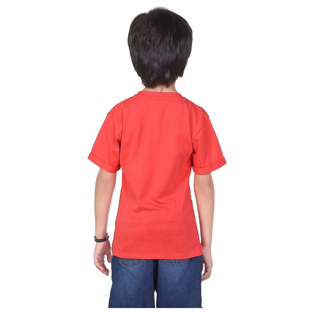 Little Kangaroos - Boy Little Dude T-Shirt - Coral