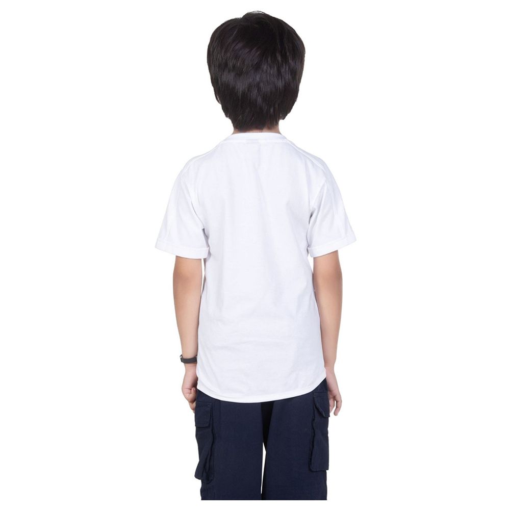 Little Kangaroos - Boy 80's Party T-Shirt - White