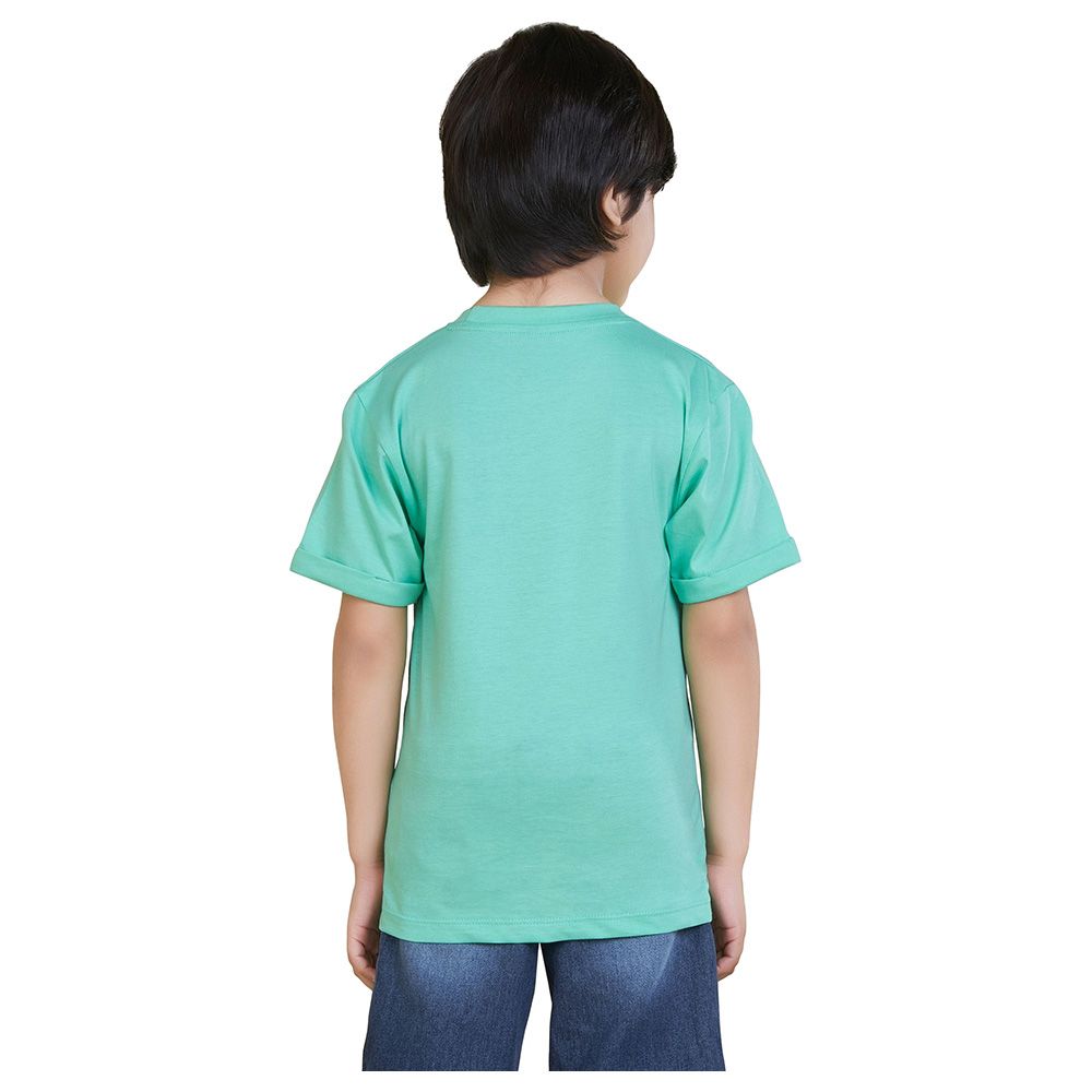 Little Kangaroos - Boy Cute Print T-Shirt - Green