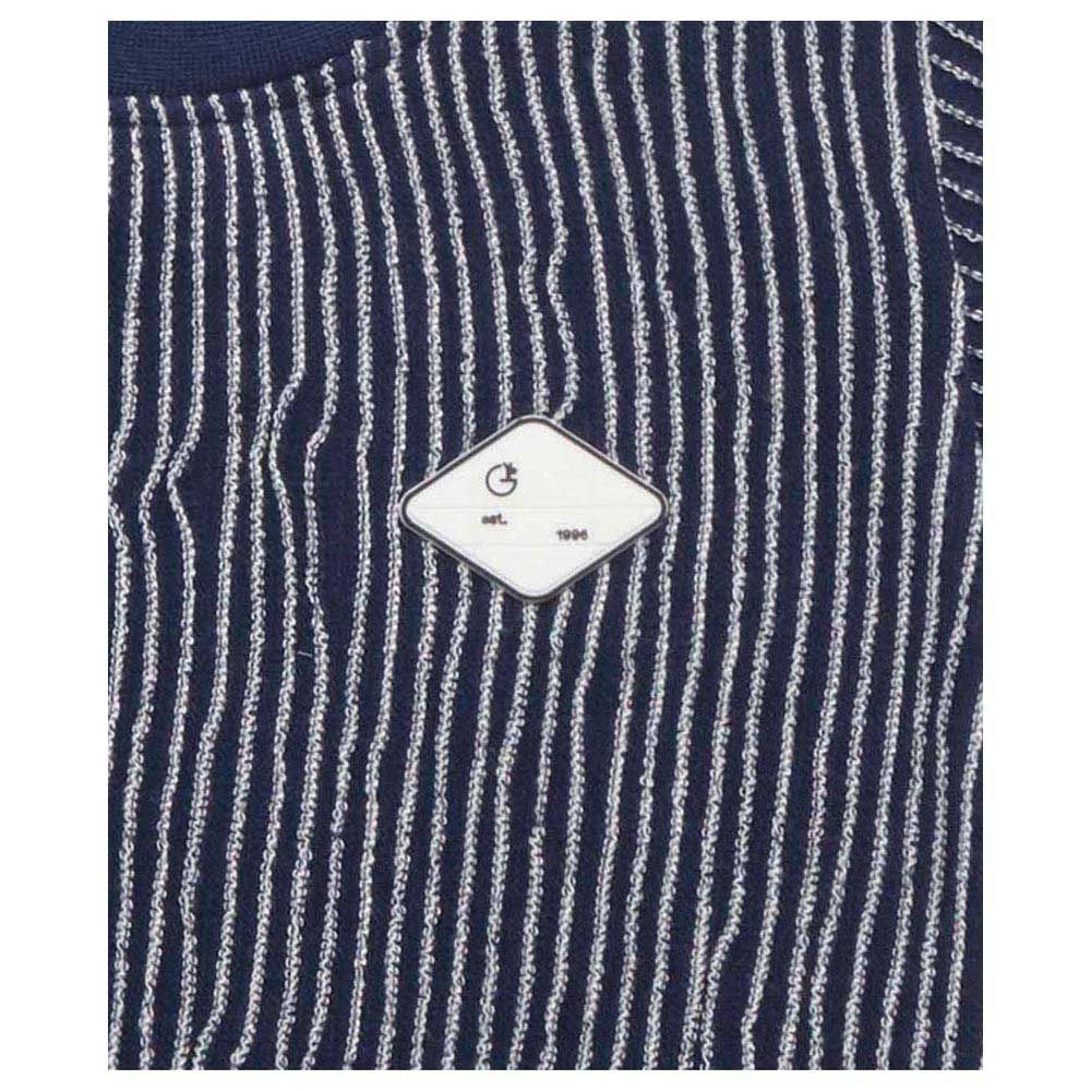 Little Kangaroos - Boy Round Neck Half Sleeve Striped T-Shirt - Navy