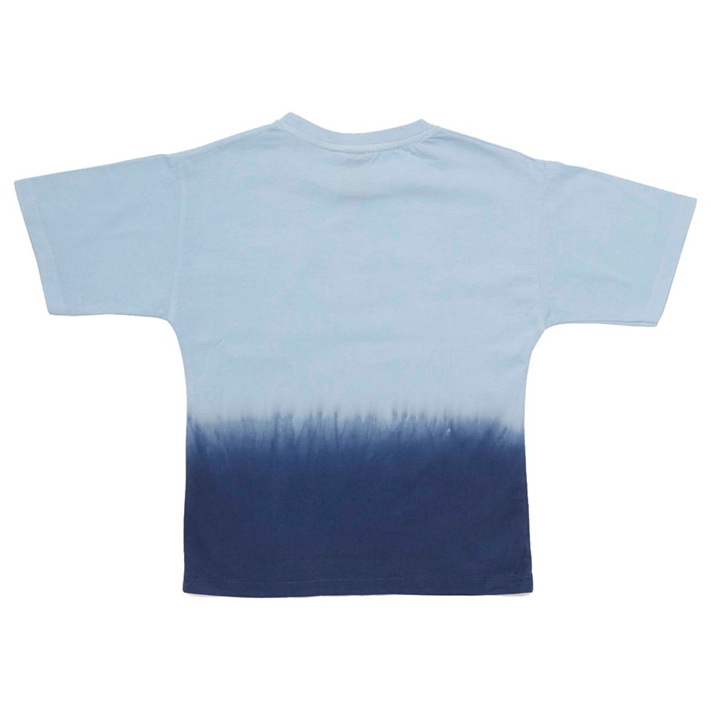 Little Kangaroos - Boy Half Sleeve Drop Shoulder T-Shirt - Blue