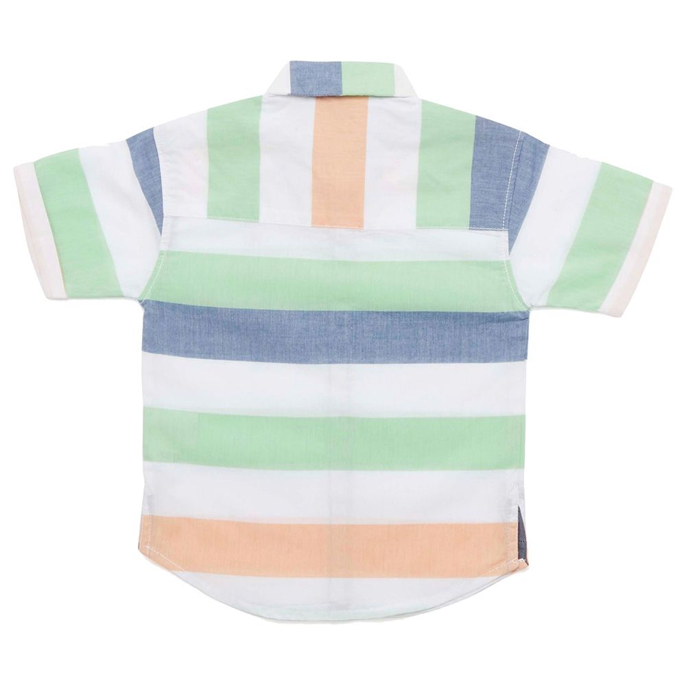 Little Kangaroos - Boy Striped Shirt - Orange