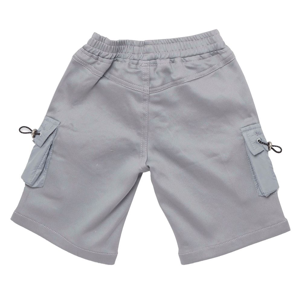 Little Kangaroos - Boy Full Elastic Shorts - Grey