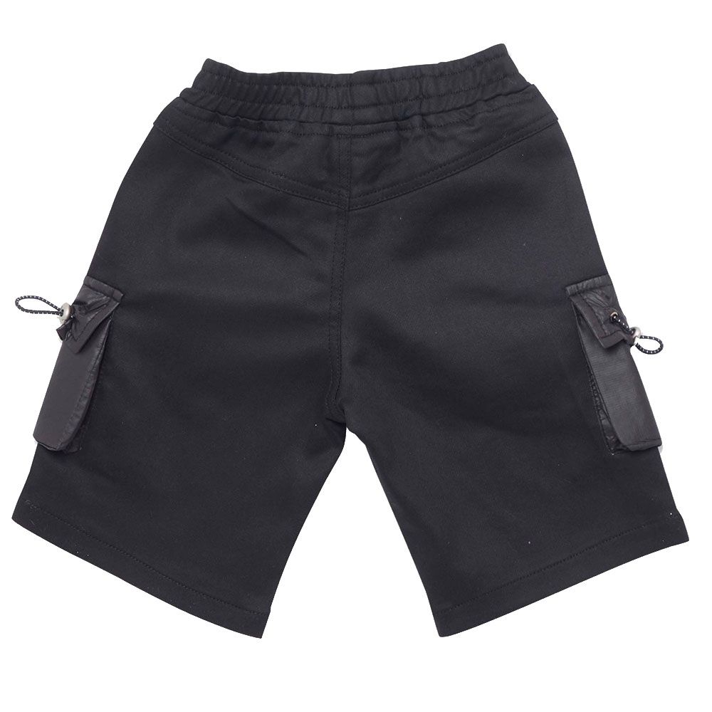 Little Kangaroos - Boy Full Elastic Shorts - Black