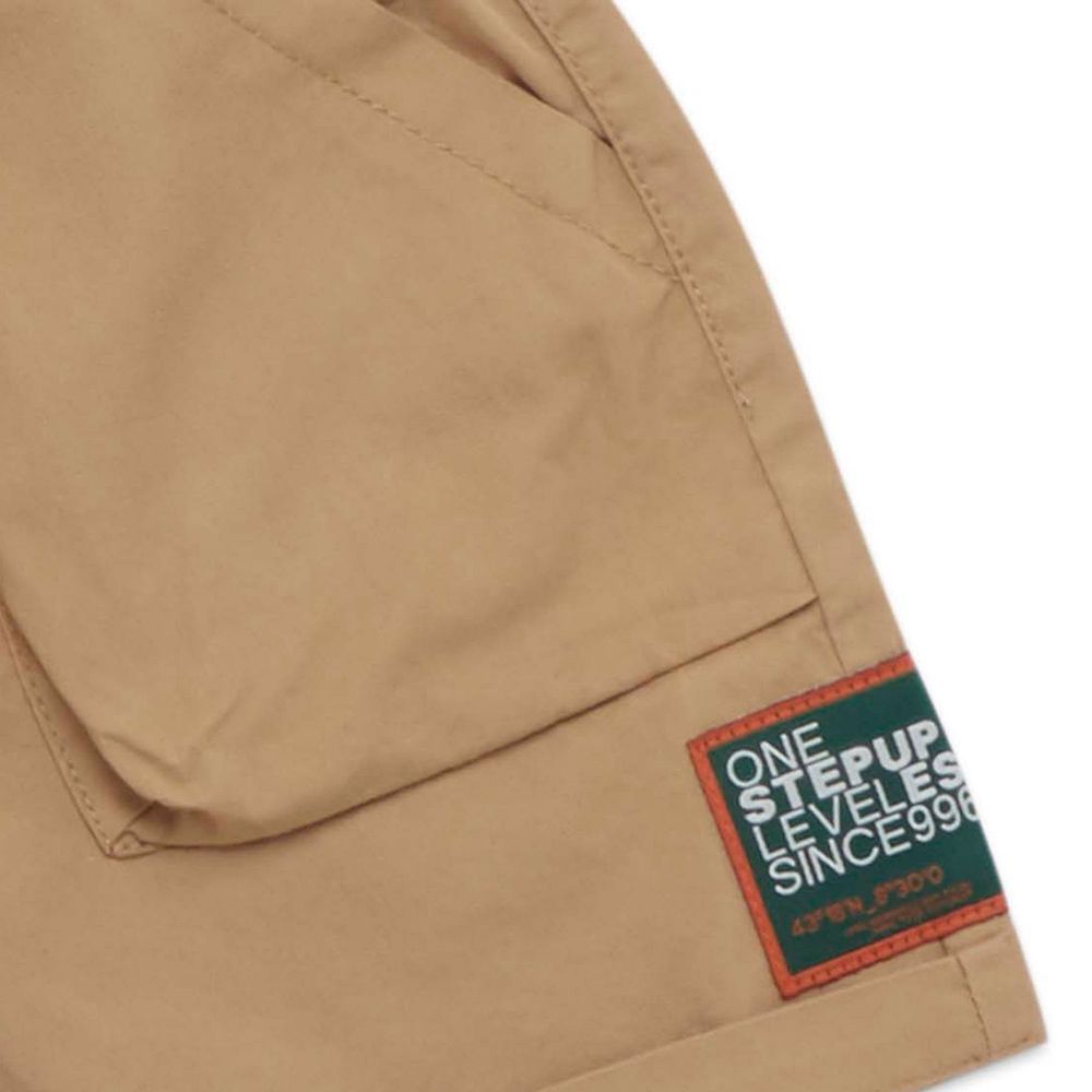 Little Kangaroos - Boy Semi Elasticated Woven Bermuda Shorts - Fawn