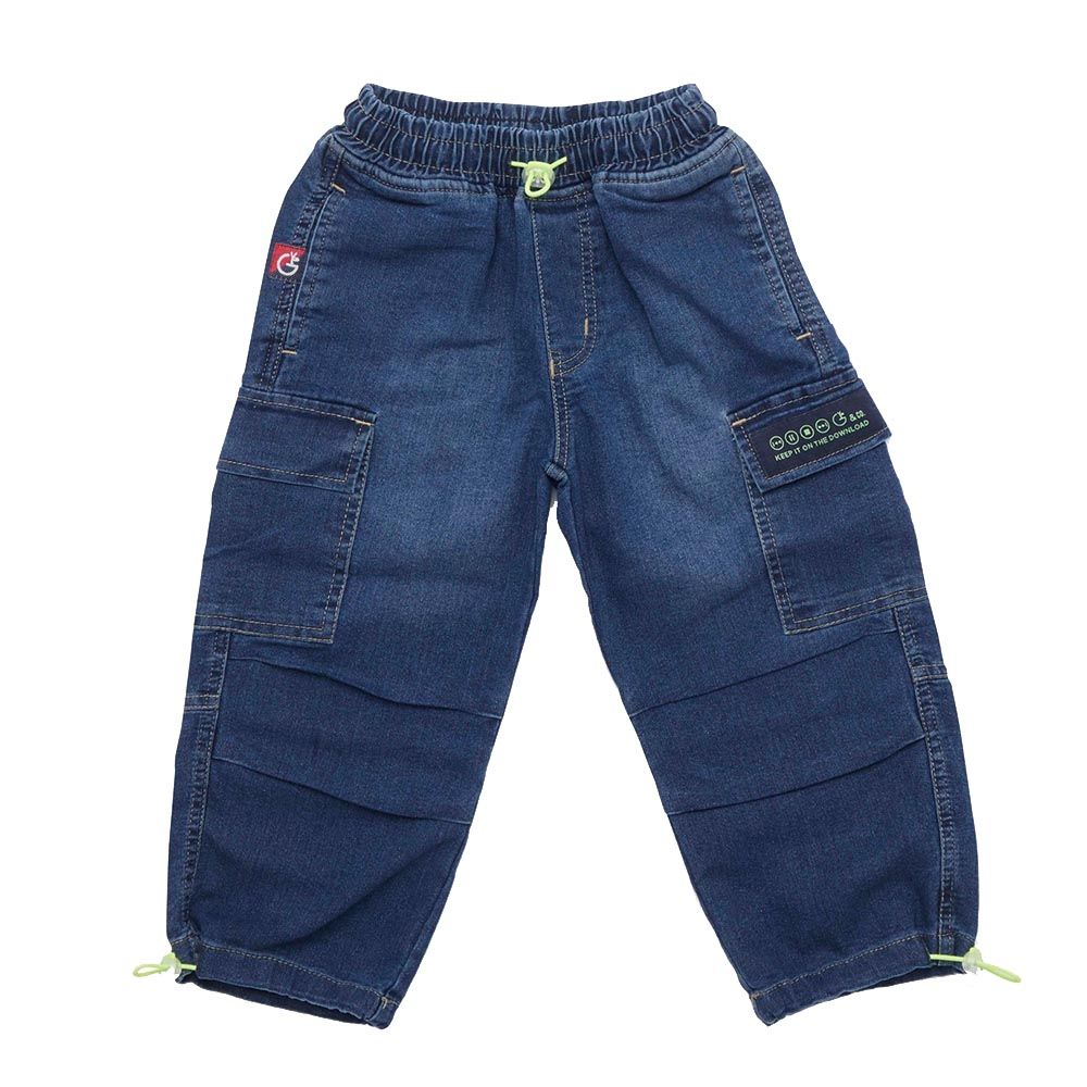 Little Kangaroos - Boy Parachute Pants - Dark Blue