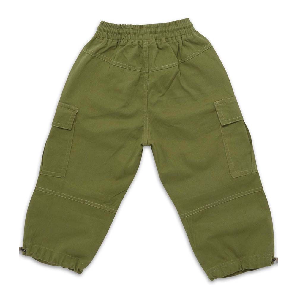 Little Kangaroos - Boy Full Elastic Parachute Pants - Green