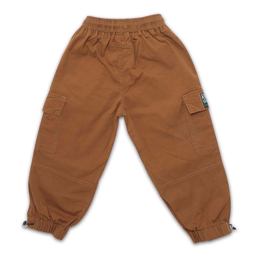 Little Kangaroos - Boy Full Elastic Parachute Pants - Brown