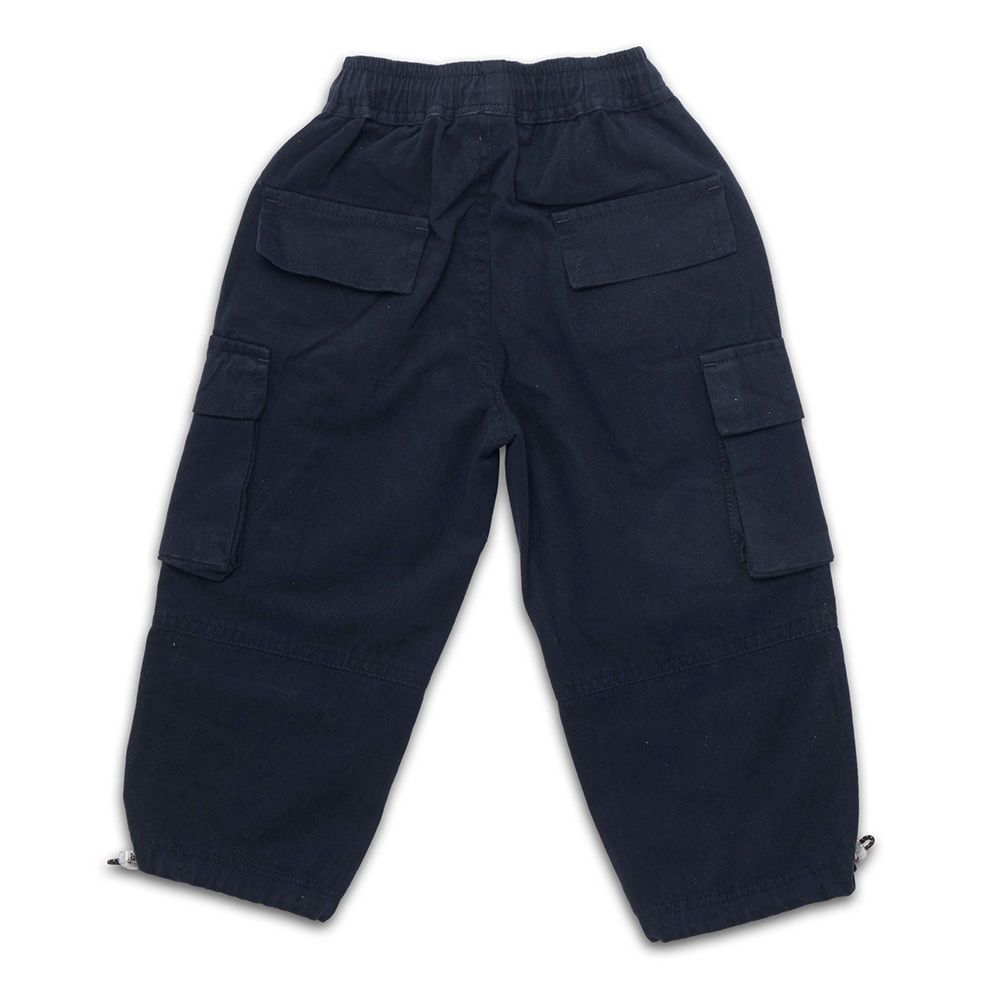 Little Kangaroos - Boy Full Elastic Parachute Pants - Navy