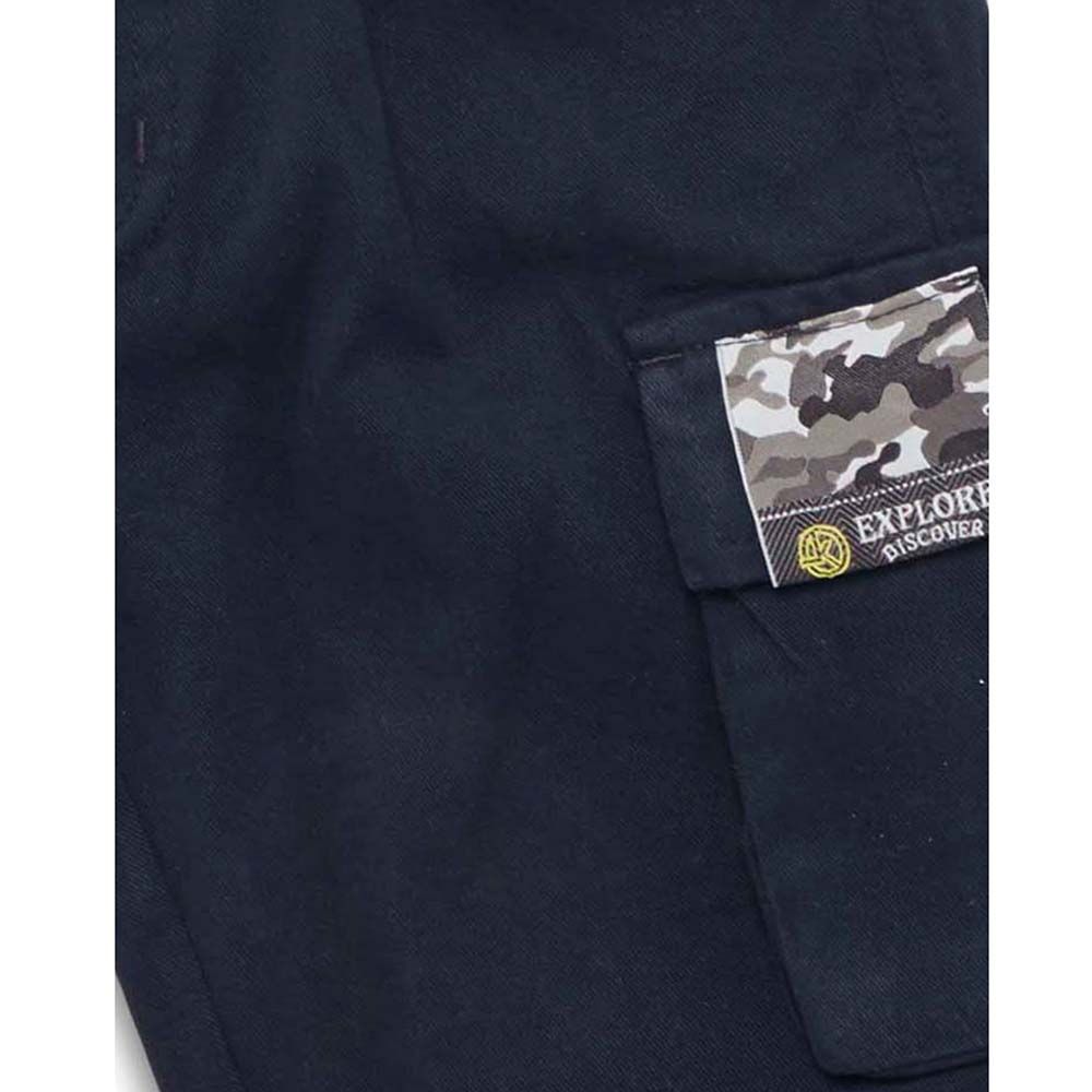 Little Kangaroos - Boy Full Elastic Parachute Pants - Navy