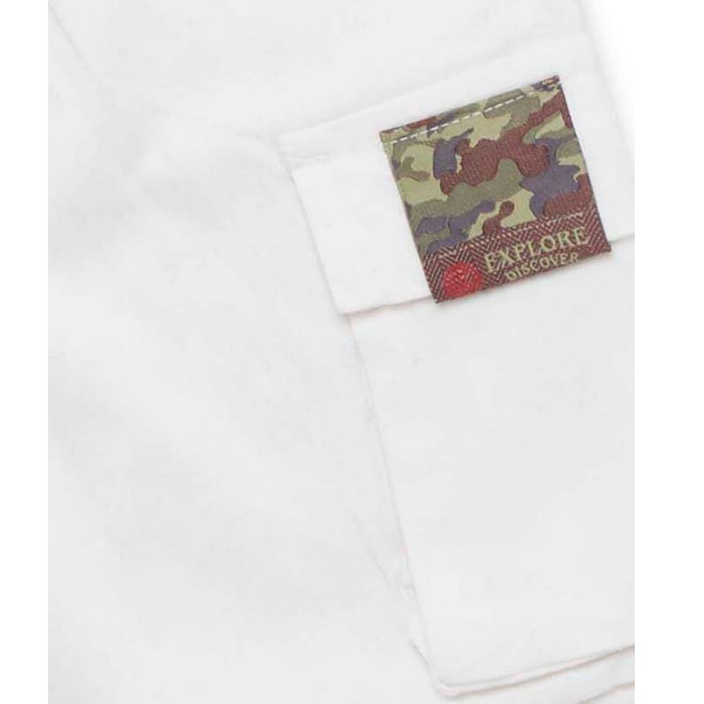 Little Kangaroos - Boy Full Elastic Parachute Pants - White