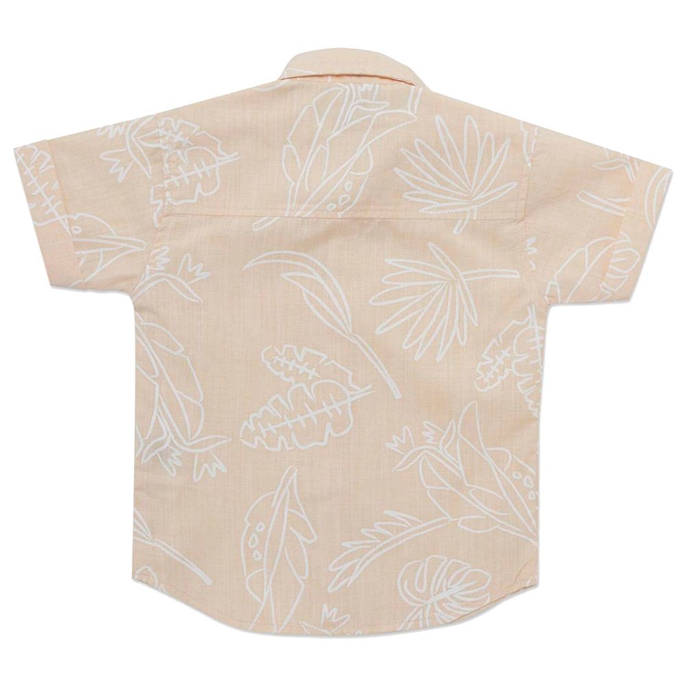 Little Kangaroos - Boy Collar Neck Printed Shirt - Mango