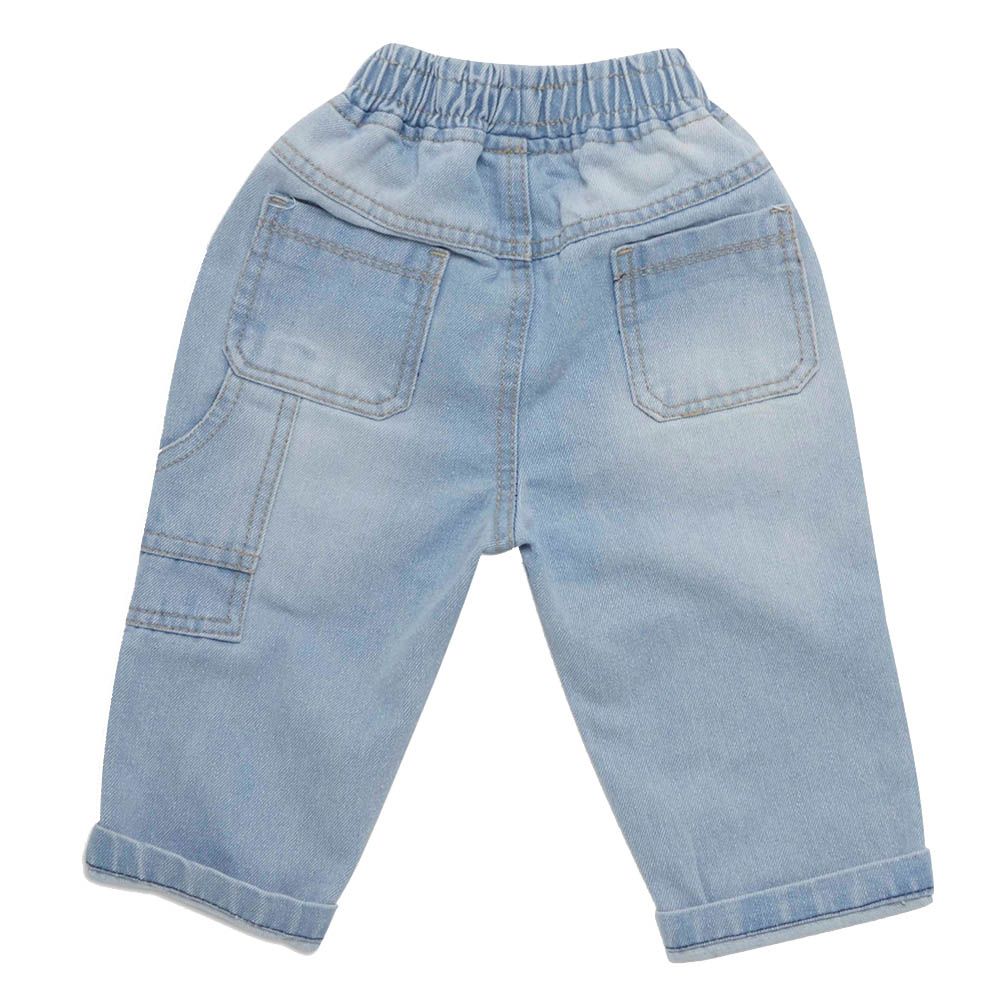 Little Kangaroos - Baby Boy Fully Elasticated Denim Jeans - Light Blue