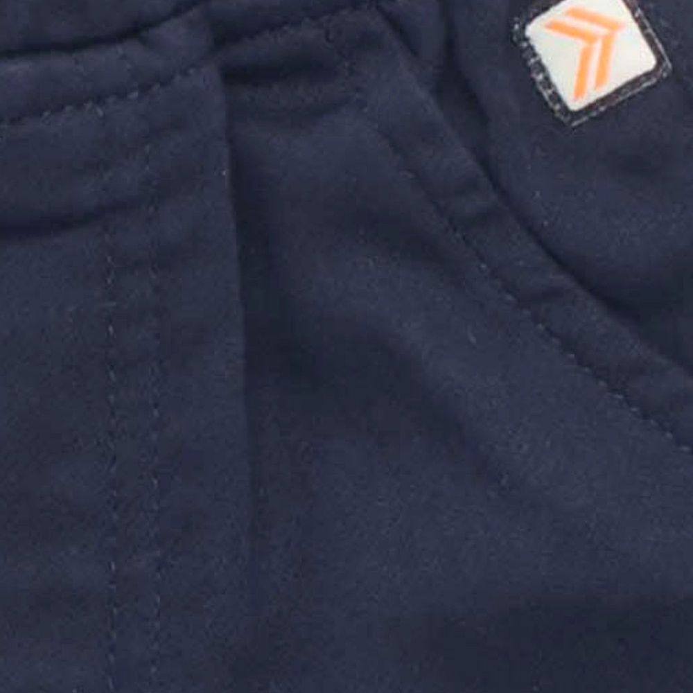 Little Kangaroos - Baby Boy Full Elastic Denim Joggers - Navy