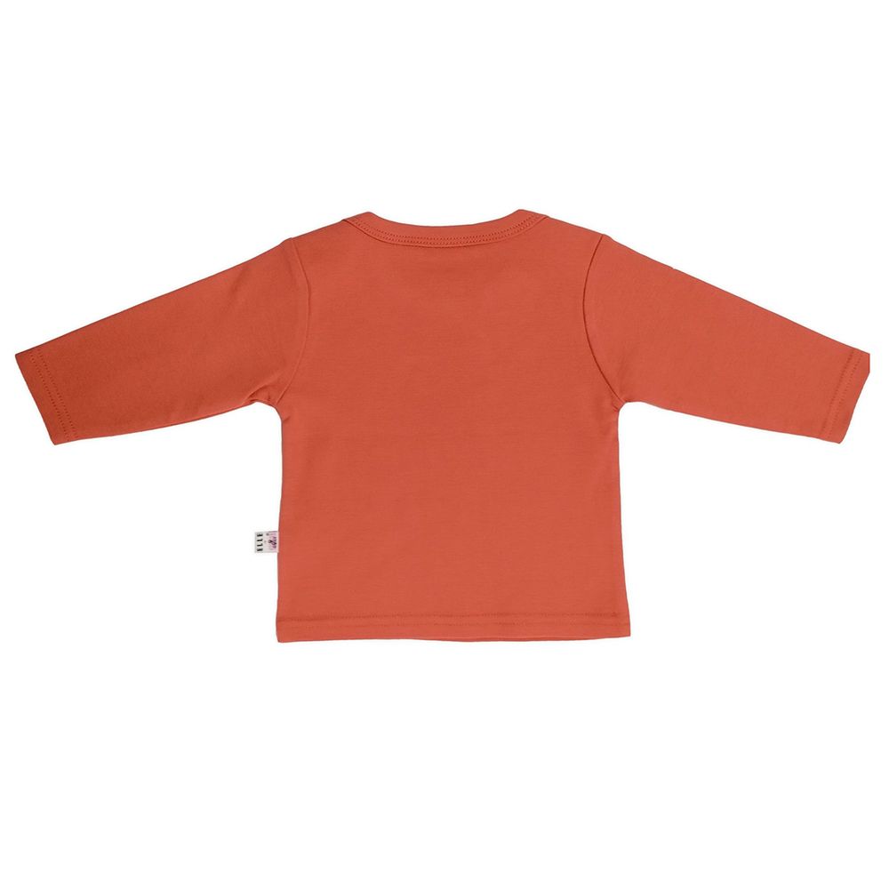 Smart Baby - 3pc-Set - Baby Boy Full Sleeve T-Shirt - Orange