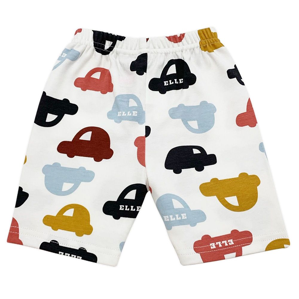 Smart Baby - 3pc-Set - Baby Boy Shorts - Orange