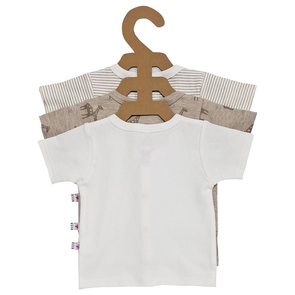 Smart Baby - 3pc-Set - Baby Boy Front Open Style T-Shirts