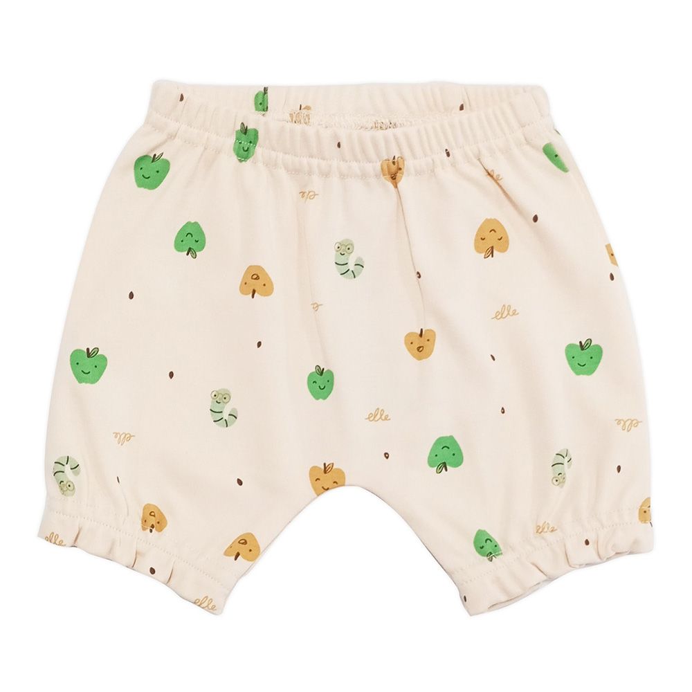 Smart Baby - 3pc-Set - Baby Girl Shorts - Brown