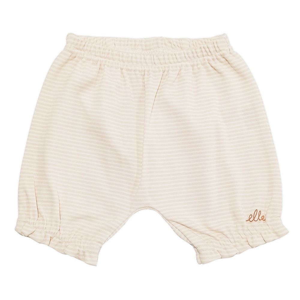 Smart Baby - 3pc-Set - Baby Girl Shorts - Brown