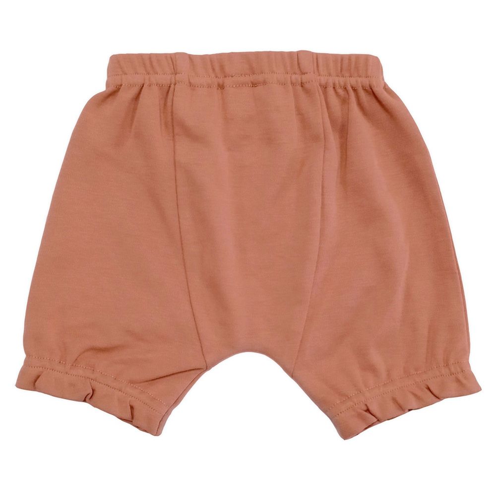 Smart Baby - 3pc-Set - Baby Girl Shorts - Brown