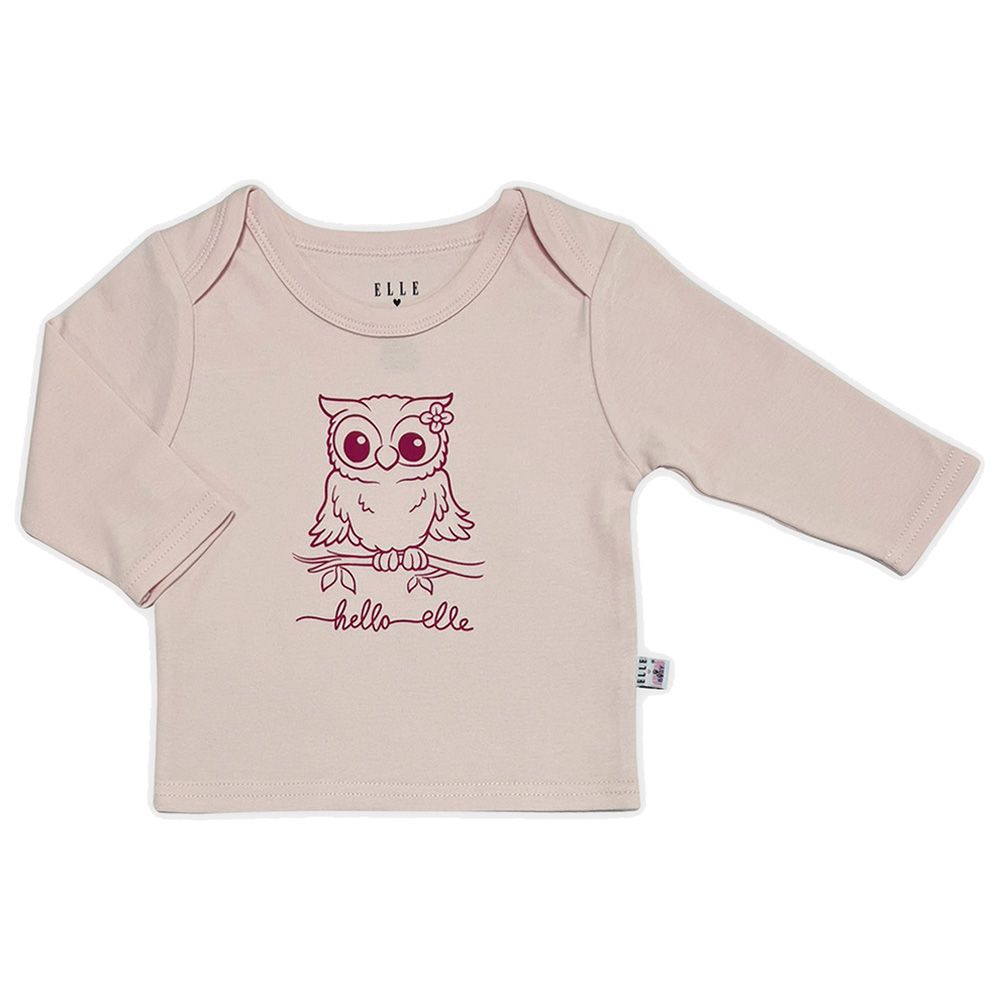 Smart Baby - 3pc-Set - Baby Girl Full Sleeve T-Shirts