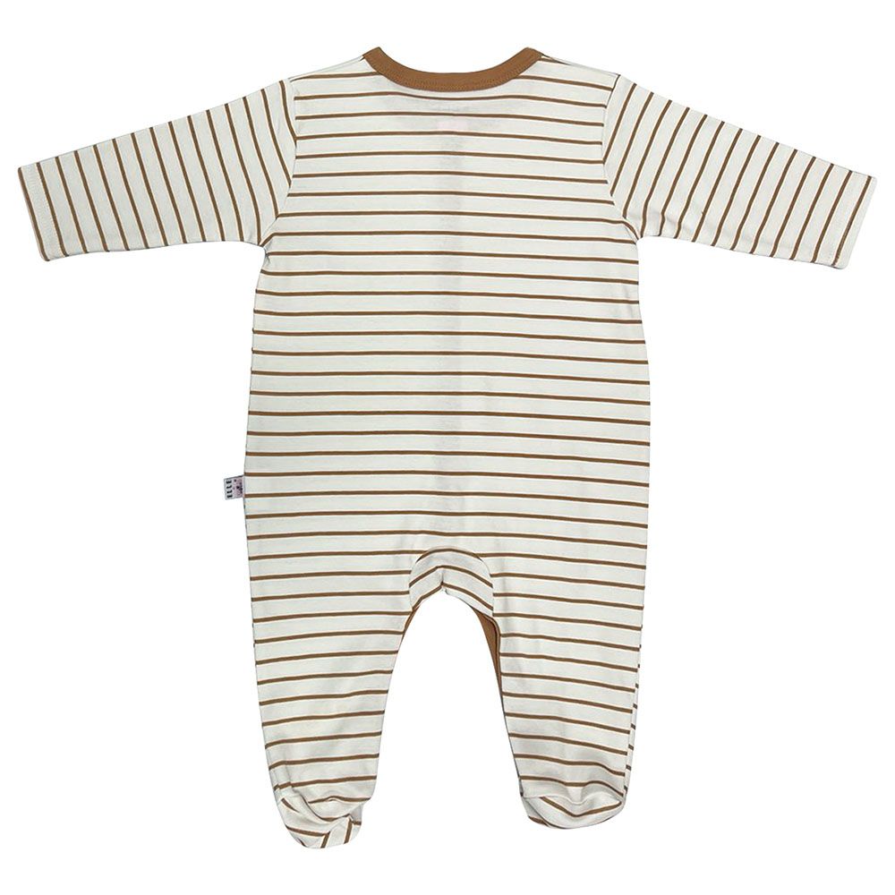 Smart Baby - 3pc-Set - Baby Boy Sleepsuits - Brown/Beige