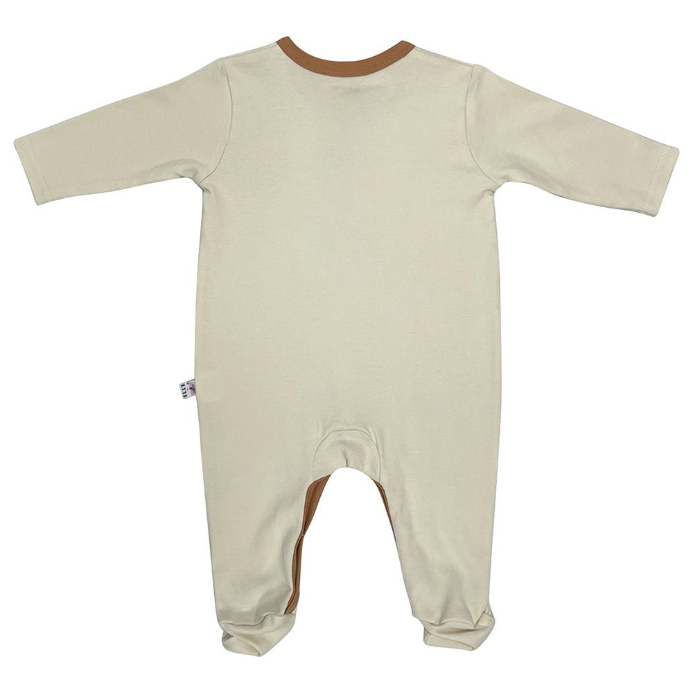 Smart Baby - 3pc-Set - Baby Boy Sleepsuits - Brown/Beige