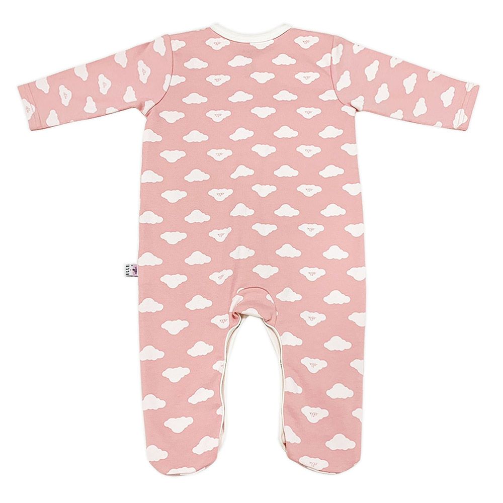 Smart Baby - 3pc-Set - Baby Girl Sleepsuit - Pink