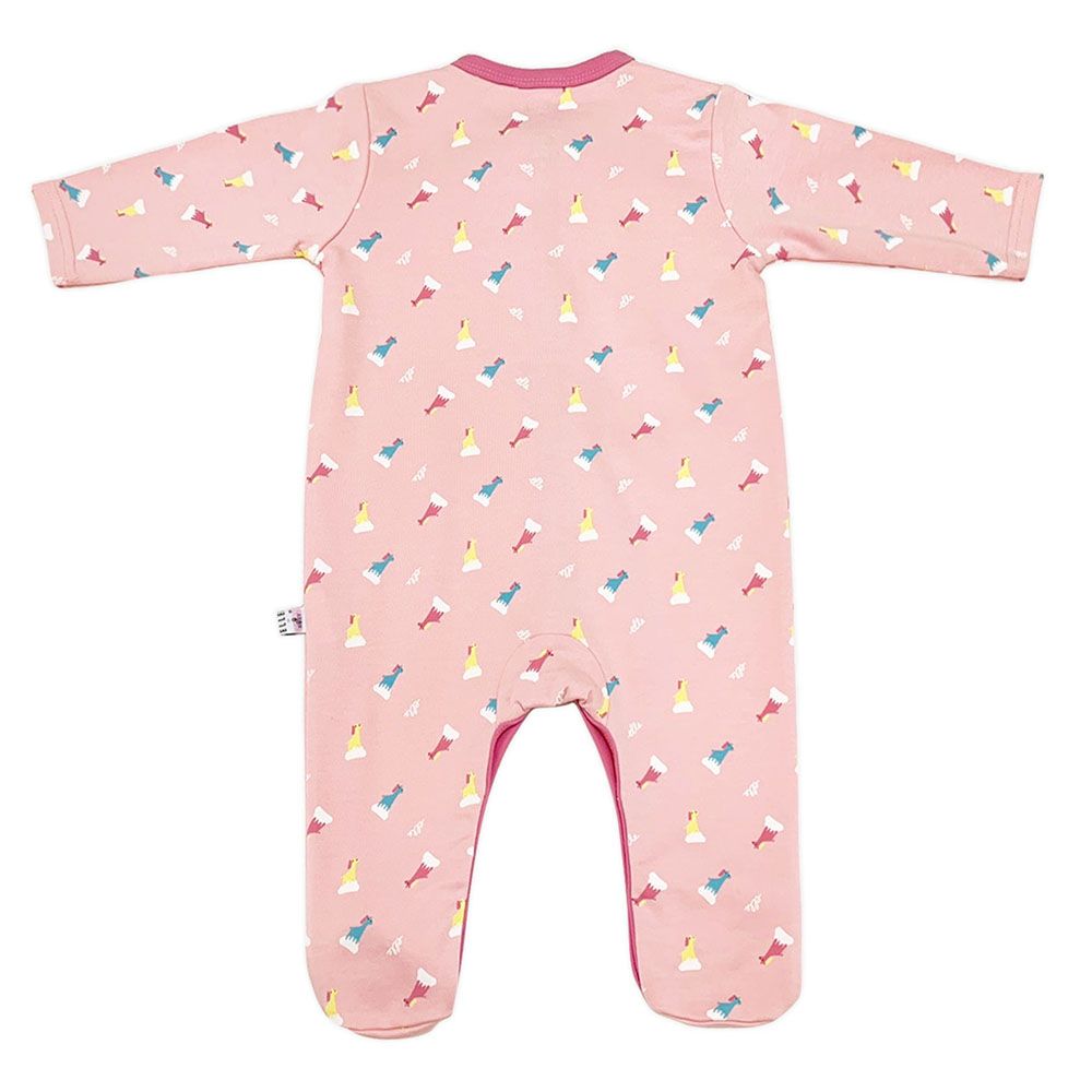 Smart Baby - 3pc-Set - Baby Girl Sleepsuit - Pink