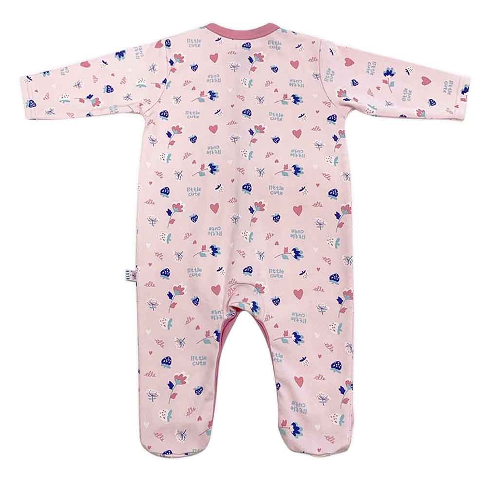 Smart Baby - 3pc-Set - Baby Girl Sleepsuit - Stripes