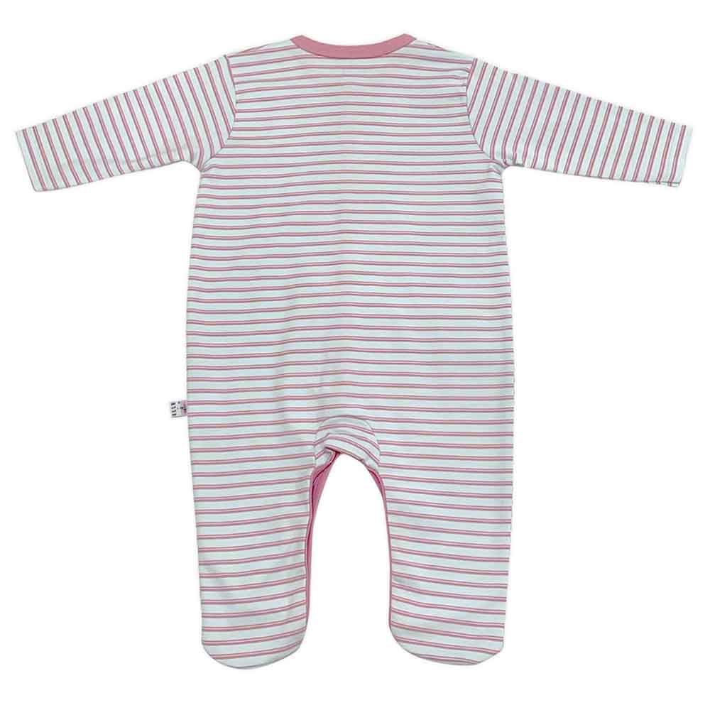 Smart Baby - 3pc-Set - Baby Girl Sleepsuit - Stripes