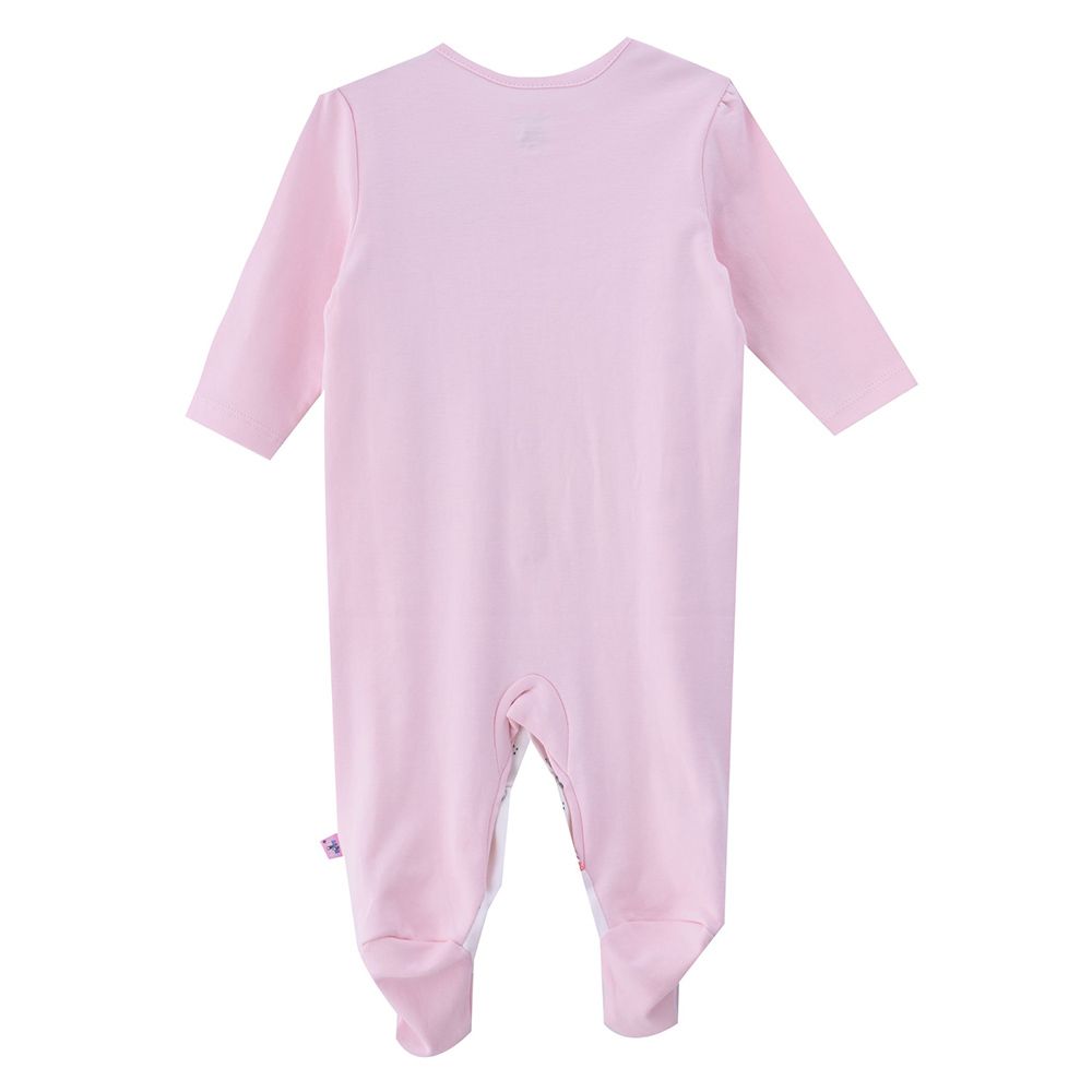 Smart Baby - Baby Girl Closefeet Sleepsuit - Pink