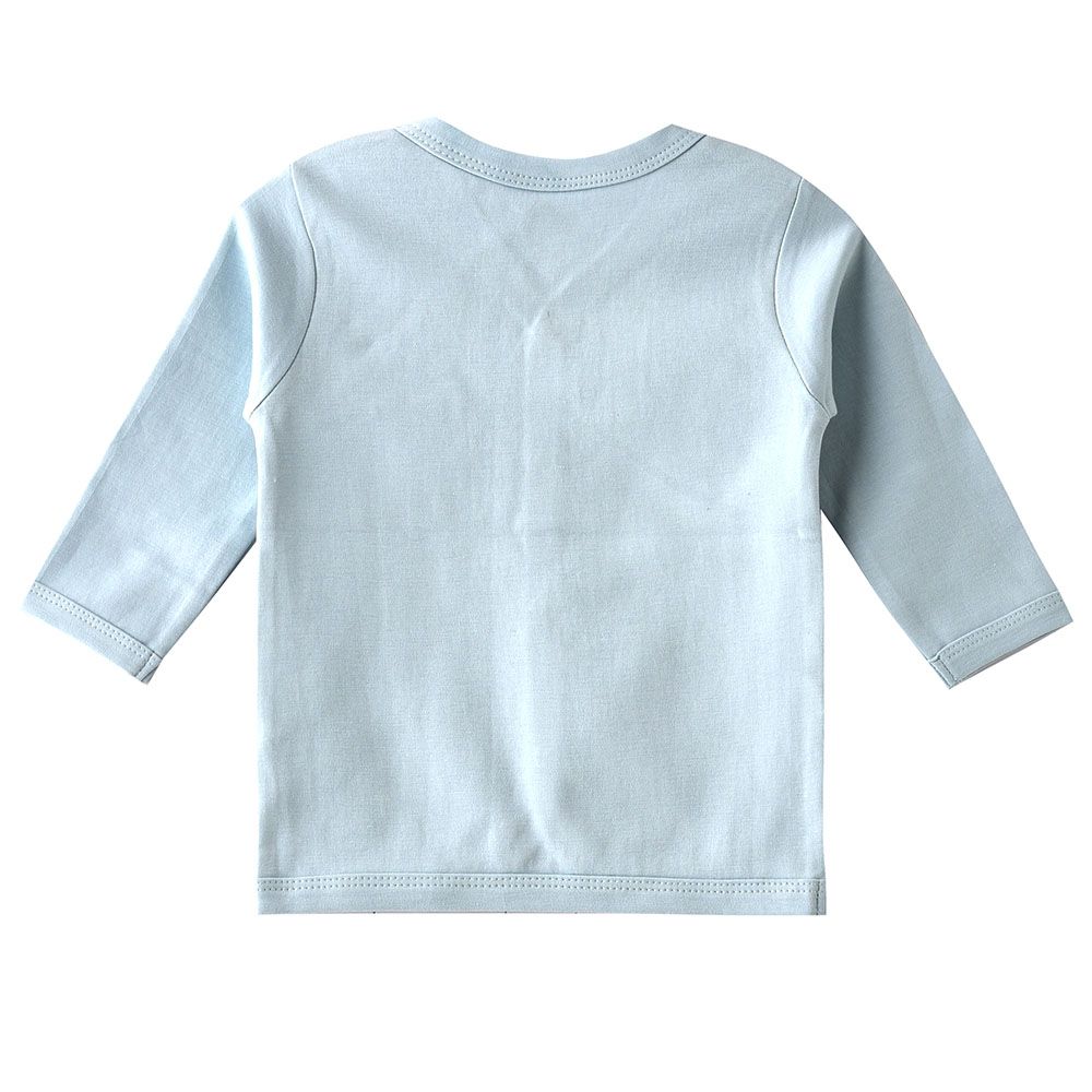 Smart Baby - Baby Boy Full Sleeve Front Open Top - Blue