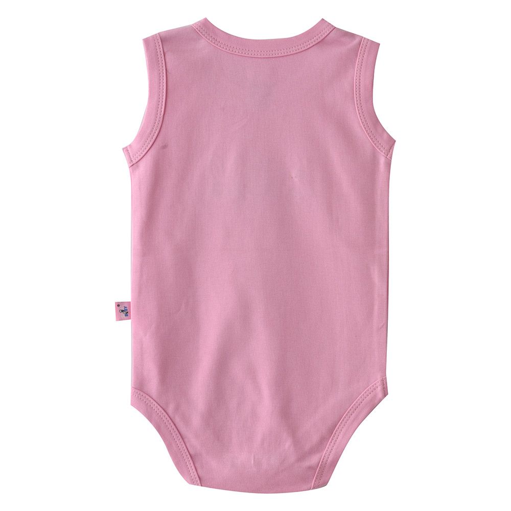 Smart Baby - Baby Girl Sleeveless Bodysuit - Pink