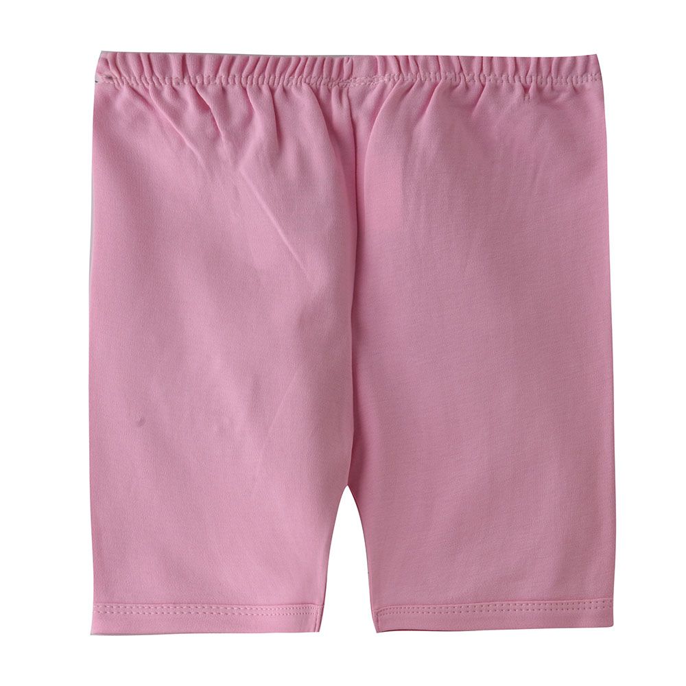 Smart Baby - Baby Girl Plain Shorts - Pink