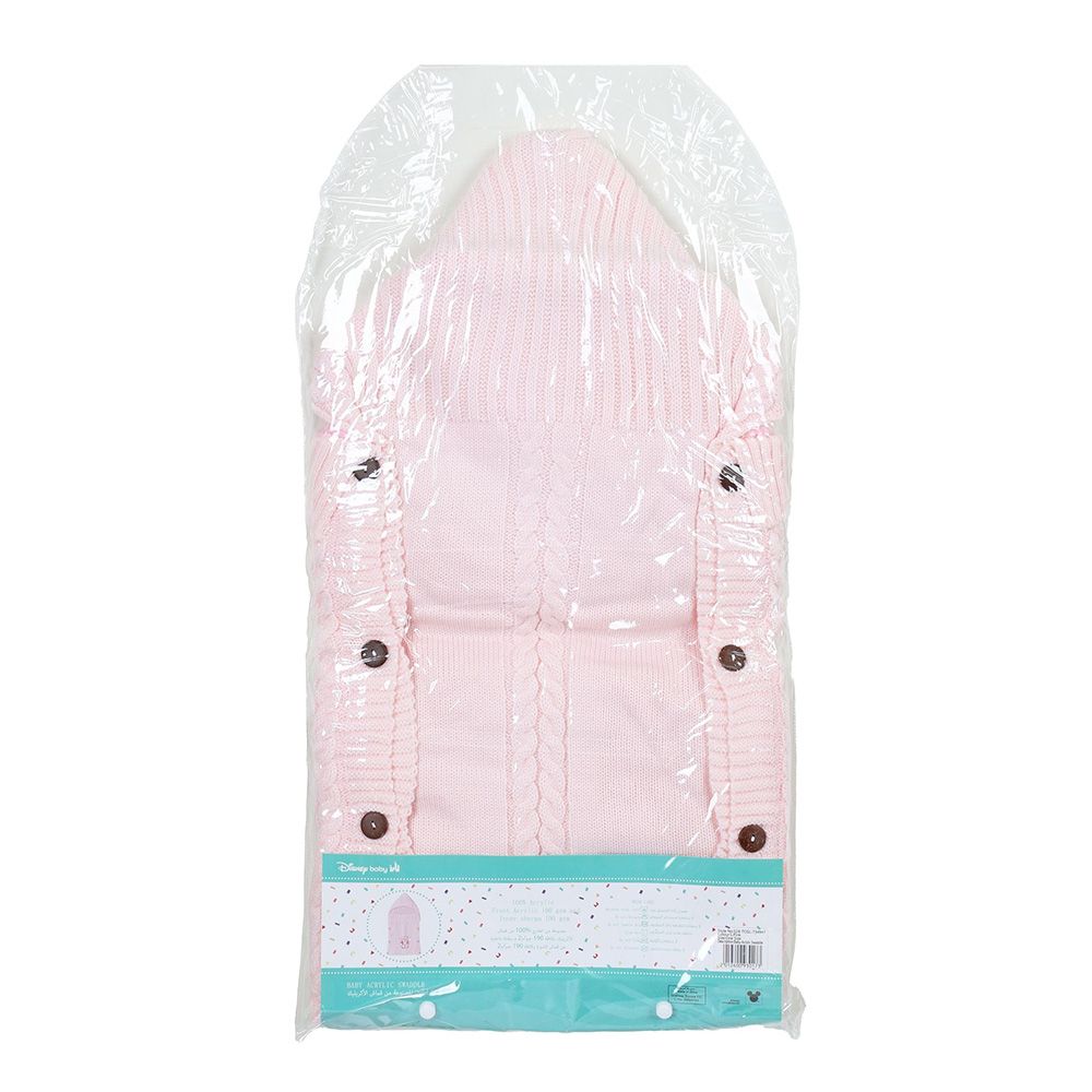 Disney - Baby Girl Acrylic Swaddle - Baby Pink