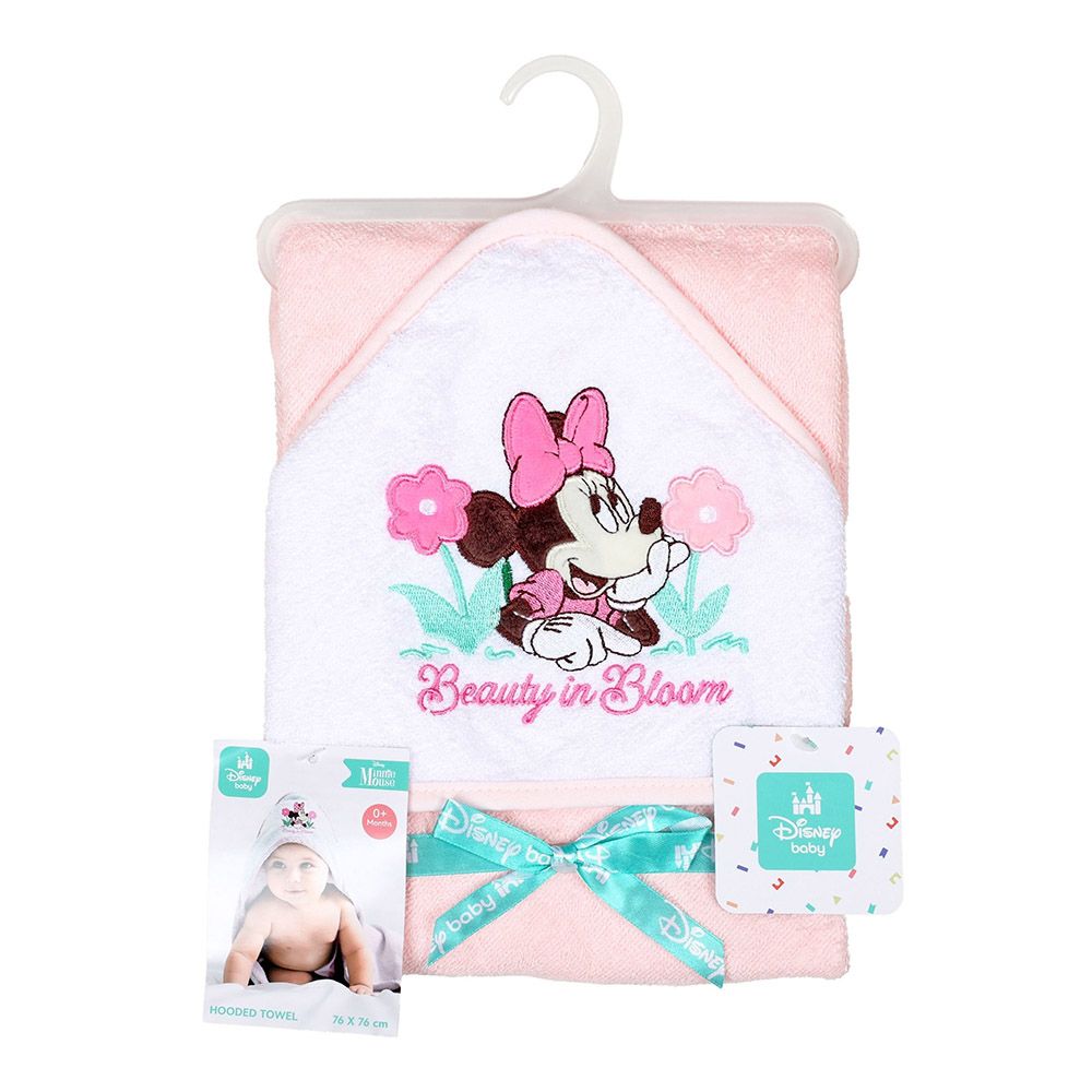 Disney - Baby Girl Hooded Towel - Pink