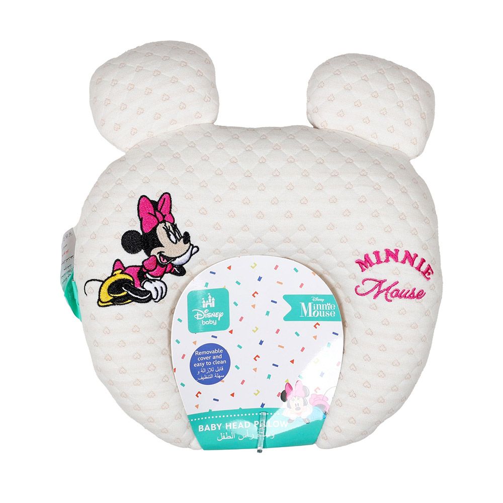 Disney - Baby Girl Head Pillow - White