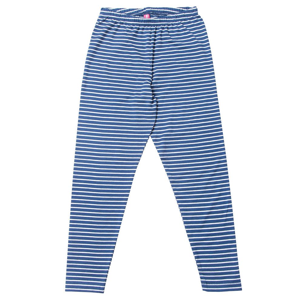 Nexgen Girls - Striped Leggings - Royal Blue