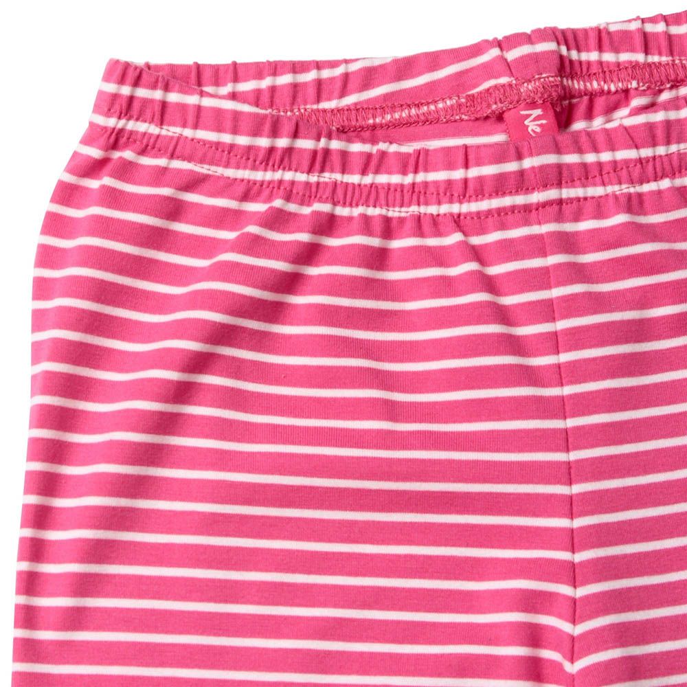 Nexgen Girls - Striped Leggings - Dark Pink