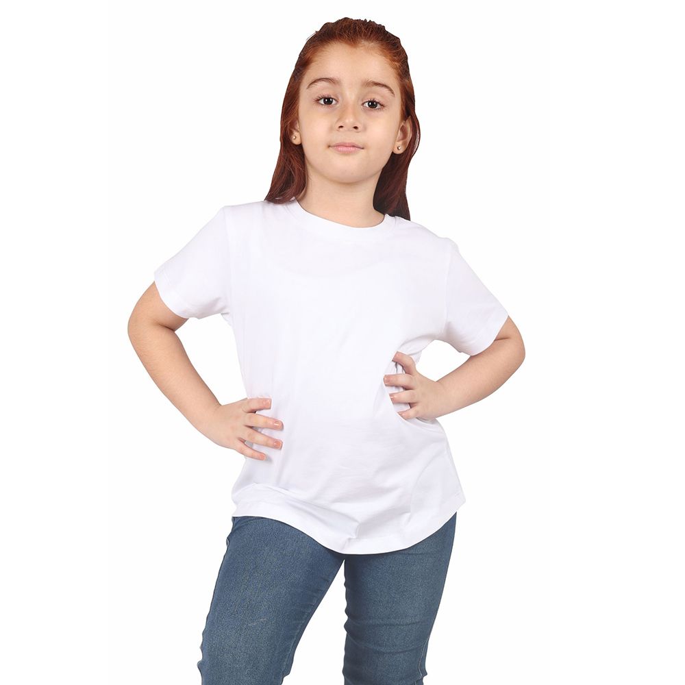 Nexgen Girls - Half Sleeves T-Shirt - White