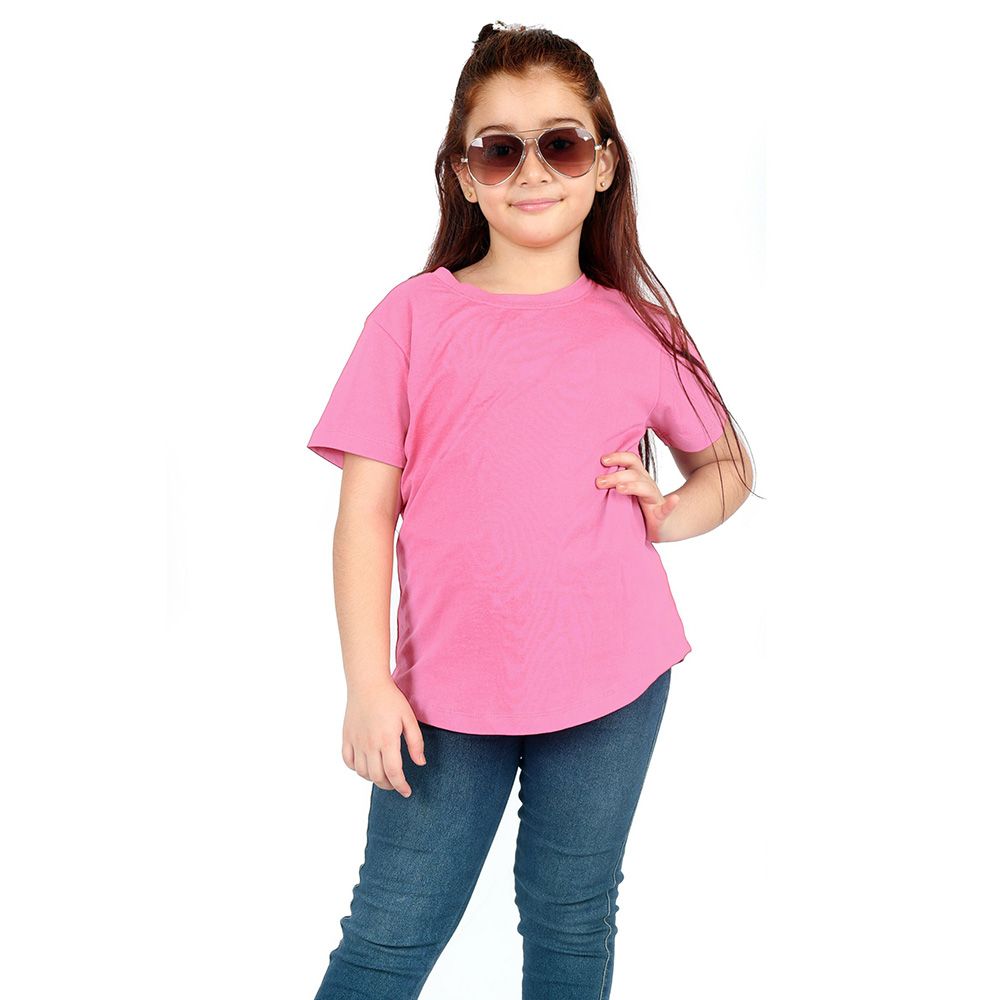 Nexgen Girls - Half Sleeves T-Shirt - Pink