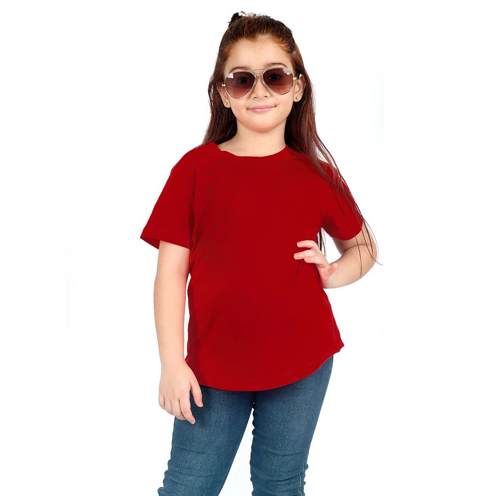 Nexgen Girls - Half Sleeves T-Shirt - Red