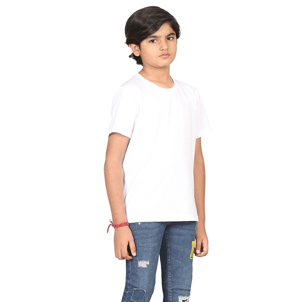 Nexgen Juniors - Boy Half Sleeve T-Shirt - White